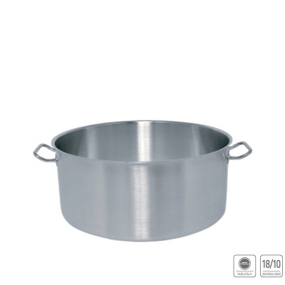 Ημίχυτρα Ανοξείδωτη 18/10 30lt Φ44xΥ20cm Επαγωγική Mega Ημίχυτρα Ανοξείδωτη 18/10 30lt Φ44xΥ20cm Επαγωγική Mega
