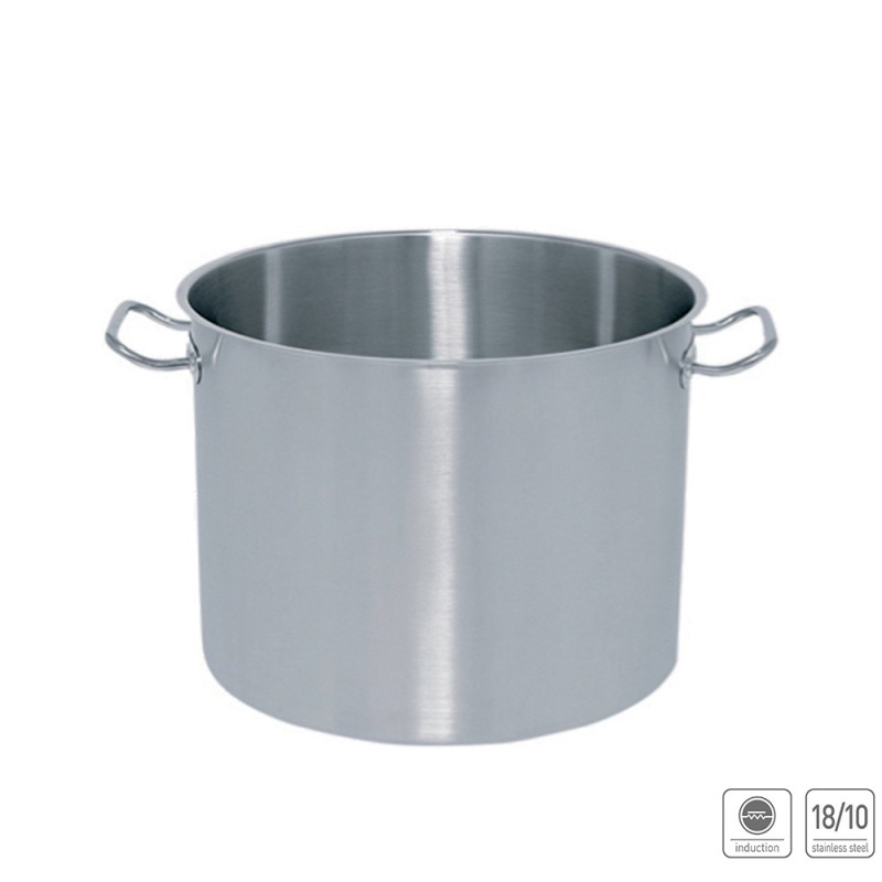 Μαρμίτα Κοντή Ανοξείδωτη 18/10 40lt Φ40xΥ32cm Επαγωγική Mega Μαρμίτα Κοντή Ανοξείδωτη 18/10 40lt Φ40xΥ32cm Επαγωγική Mega