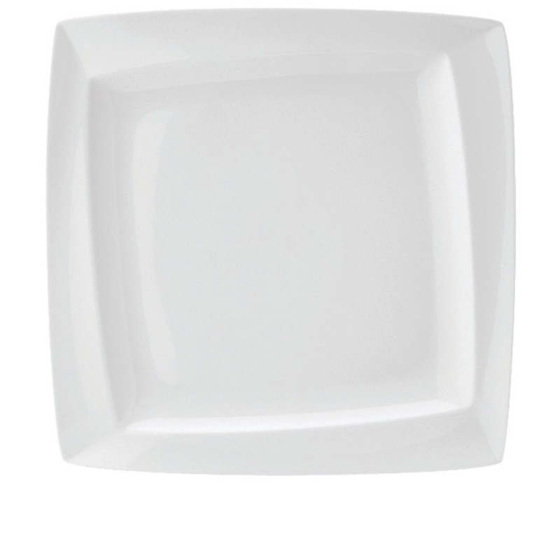 Πιατέλα Τετράγωνη Πορσελάνινη Μ32xΠ32cm Λευκή Organic Vista Alegre Πιατέλα Τετράγωνη Πορσελάνινη Μ32xΠ32cm Λευκή Organic Vista Alegre