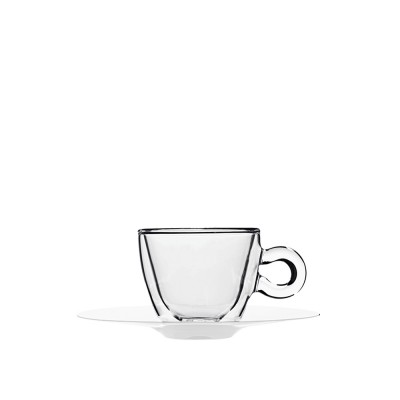 Φλιτζάνι Espresso/Ελληνικού Ισοθερμικό Γυάλινο 65ml Με Ανοξείδωτο Πιατάκι Thermic Glass Luigi Bormioli Φλιτζάνι Espresso/Ελληνικού Ισοθερμικό Γυάλινο 65ml Με Ανοξείδωτο Πιατάκι Thermic Glass Luigi Bormioli