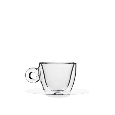 Φλιτζάνι Cappuccino/Τσαγιού Ισοθερμικό Γυάλινο 165ml Με Ανοξείδωτο Πιατάκι Thermic Glass Luigi Bormioli Φλιτζάνι Cappuccino/Τσαγιού Ισοθερμικό Γυάλινο 165ml Με Ανοξείδωτο Πιατάκι Thermic Glass Luigi Bormioli
