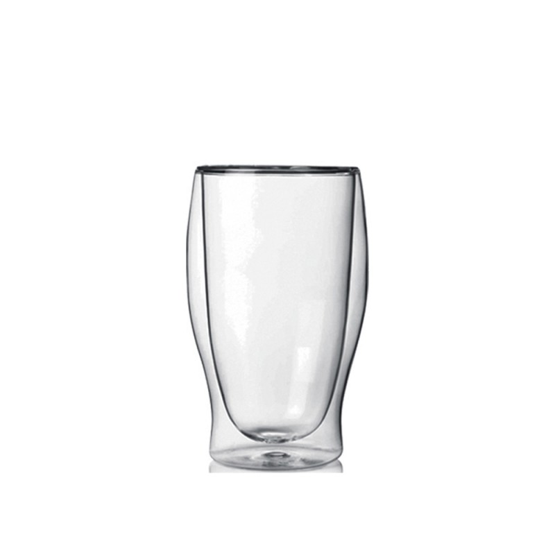 Ισοθερμικό Ποτήρι Χυμού-Tumbler Γυάλινο 470ml Φ9xΥ15cm Thermic Glass Luigi Bormioli