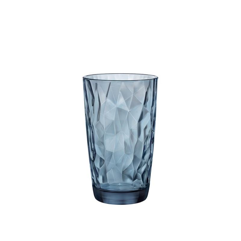 Ποτήρι Χυμού-Cooler 470ml Φ8.6xΥ14.4cm Ocean Blue Diamond Bormioli Rocco Ποτήρι Χυμού-Cooler 470ml Φ8.6xΥ14.4cm Ocean Blue Diamond Bormioli Rocco