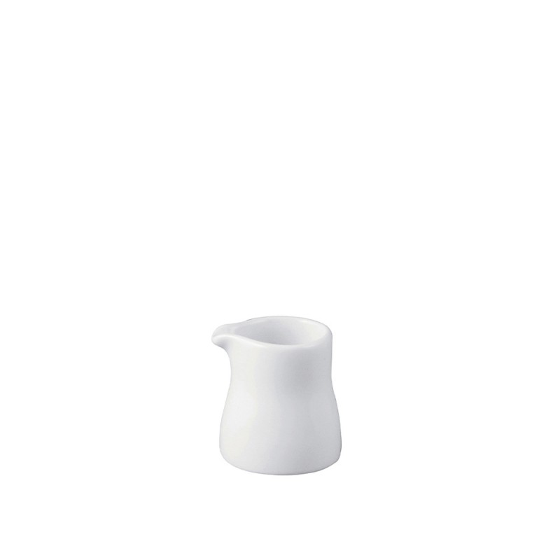Γαλατιέρα Πορσελάνινη 30ml Λευκή Χωρίς Χέρι Classic Dudson