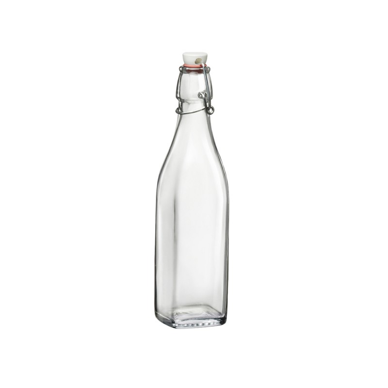 Μπουκάλι Νερού-Λαδιού Γυάλινο 0.5lt Φ7.7xΥ25.3cm Με Λευκό Πώμα Swing Bormioli Rocco Μπουκάλι Νερού-Λαδιού Γυάλινο 0.5lt Φ7.7xΥ25.3cm Με Λευκό Πώμα Swing Bormioli Rocco