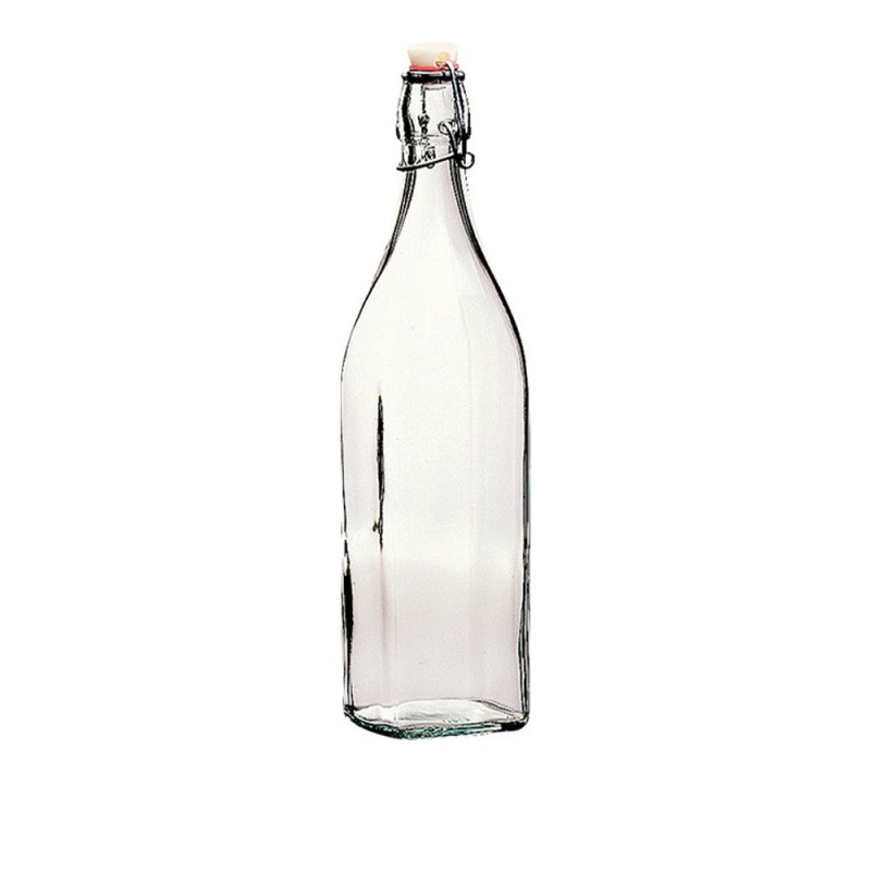 Μπουκάλι Νερού-Λαδιού Γυάλινο 1lt Φ8.2xΥ31.5cm Με Λευκό Πώμα Swing Bormioli Rocco Μπουκάλι Νερού-Λαδιού Γυάλινο 1lt Φ8.2xΥ31.5cm Με Λευκό Πώμα Swing Bormioli Rocco