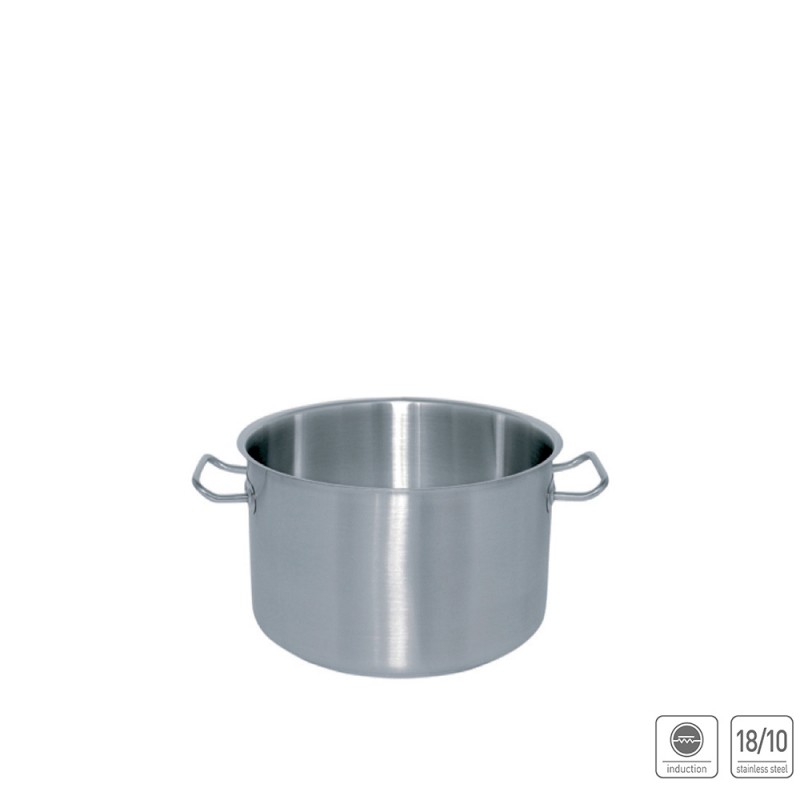 Χύτρα Βαθιά Ανοξείδωτη 18/10 6.5lt Φ24xΥ15cm Επαγωγική Mega