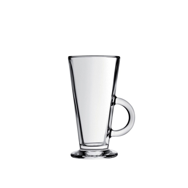 Ποτήρι Καφέ Γυάλινο 280ml Φ7.8xΥ15cm Με Χέρι Acapulco Libbey
