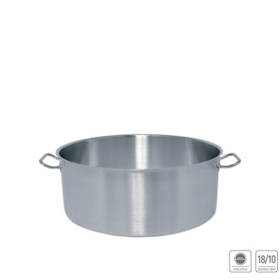 Ημίχυτρα Ανοξείδωτη 18/10 20lt Φ40xΥ16cm Επαγωγική Mega Ημίχυτρα Ανοξείδωτη 18/10 20lt Φ40xΥ16cm Επαγωγική Mega