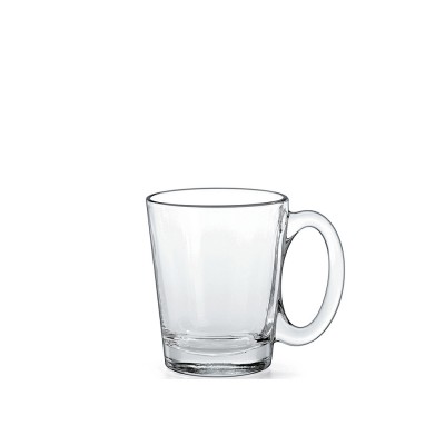 Κούπα Καφέ Γυάλινη 310ml Φ8.3xΥ10.2cm Conic Borgonovo
