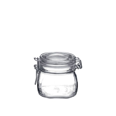 Βάζο Αποθήκευσης Κυλινδρικό Γυάλινο 0.35lt Fido Bormioli Rocco