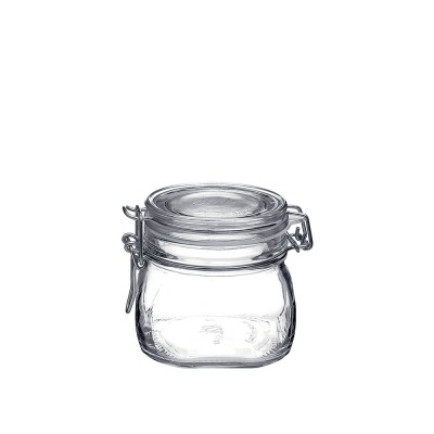 Βάζο Αποθήκευσης Κυλινδρικό Γυάλινο 0.5lt Fido Bormioli Rocco