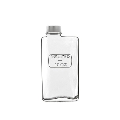 Μπουκάλι Ορθογώνιο Γυάλινο 0.5lt Μ9xΠ6.2xΥ18cm Με Καπάκι Optima Luigi Bormioli Μπουκάλι Ορθογώνιο Γυάλινο 0.5lt Μ9xΠ6.2xΥ18cm Με Καπάκι Optima Luigi Bormioli