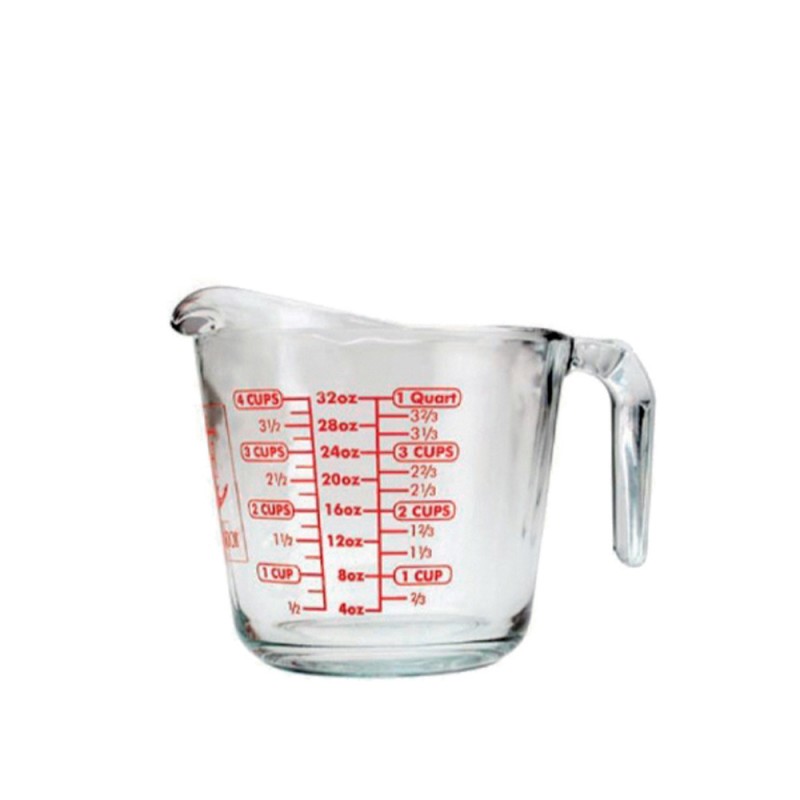 Κανάτα Μεζούρα Πυρίμαχη Γυάλινη 1lt 32oz Anchor Κανάτα Μεζούρα Πυρίμαχη Γυάλινη 1lt 32oz Anchor