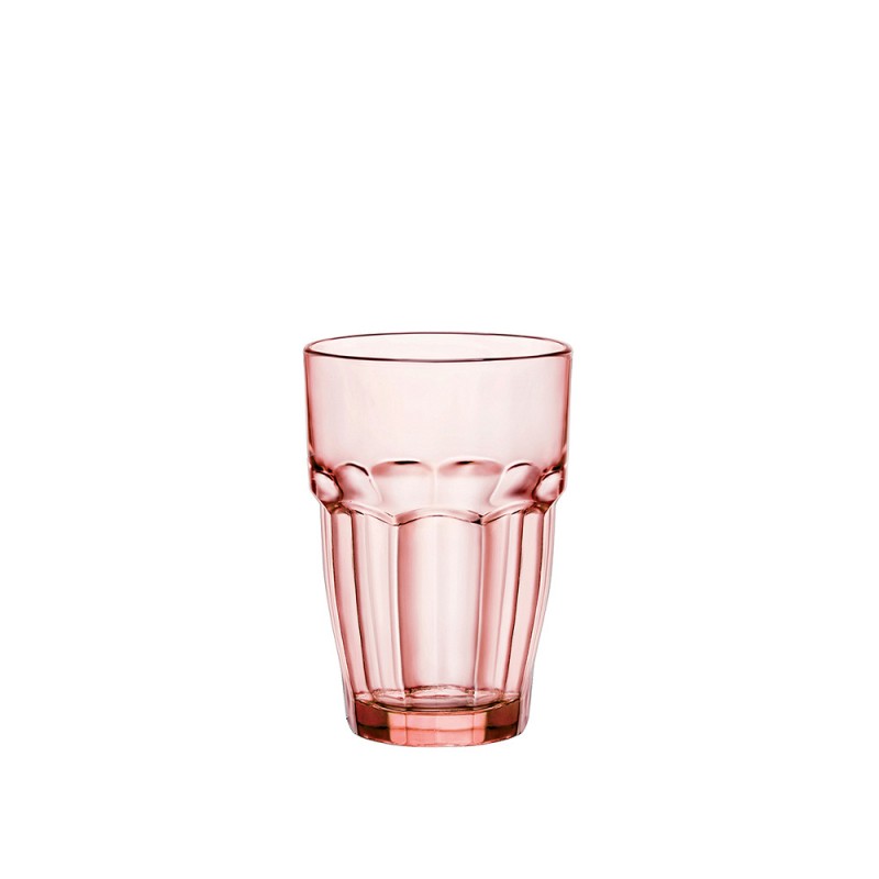 Ποτήρι Νερού 370ml Φ8.3xΥ12cm Ροζ Rock Bar Color Bormioli Rocco Ποτήρι Νερού 370ml Φ8.3xΥ12cm Ροζ Rock Bar Color Bormioli Rocco