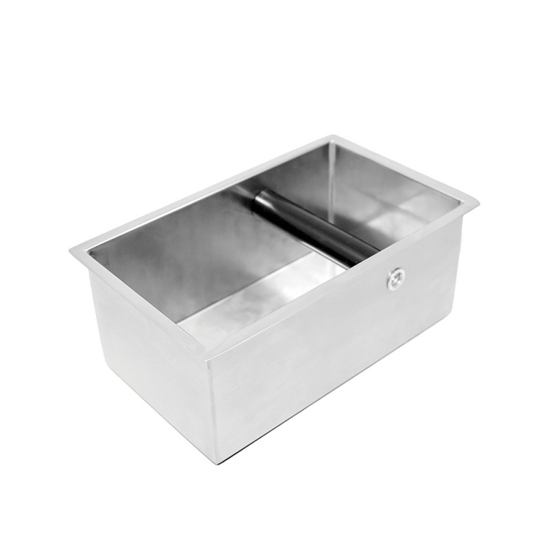 Knock Box Ορθογώνιο Ανοξείδωτο Μ25.5xΠ16xΥ10cm Knock Box Ορθογώνιο Ανοξείδωτο Μ25.5xΠ16xΥ10cm