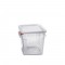 Δοχείο Τροφίμων Μεζούρα PC 8lt Μ22.5xΠ22.5xΥ23cm Με Καπάκι Araven