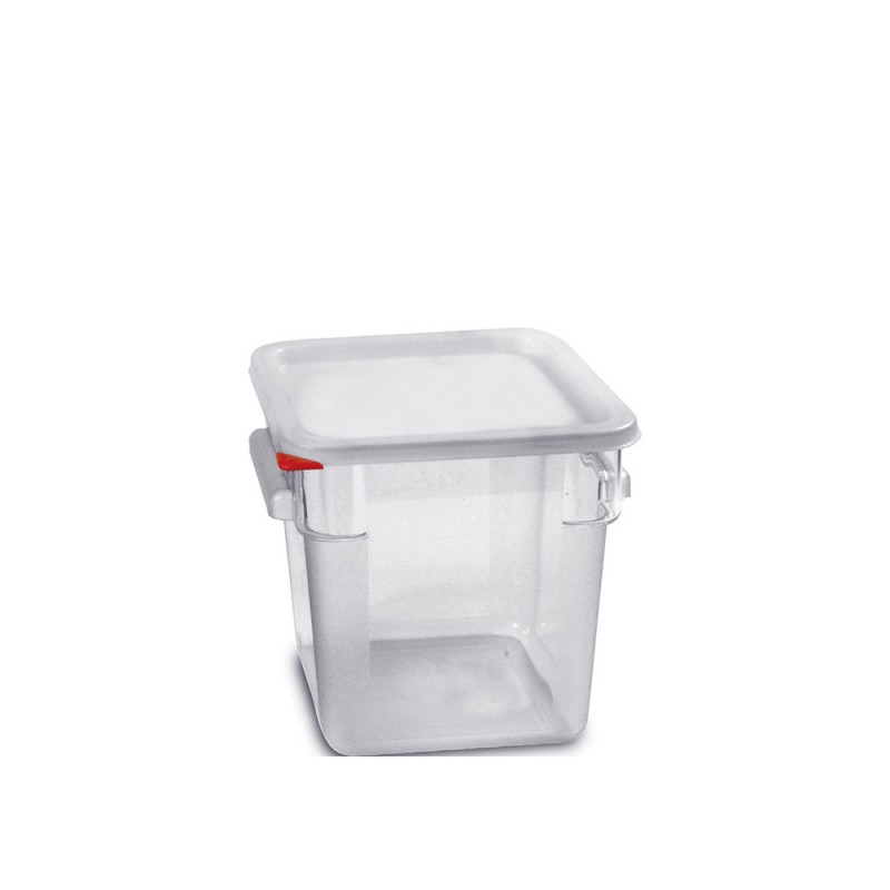 Δοχείο Τροφίμων Μεζούρα PC 8lt Μ22.5xΠ22.5xΥ23cm Με Καπάκι Araven