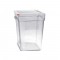 Δοχείο Τροφίμων Μεζούρα PC 22lt Μ28.5xΠ28.5xΥ40cm Με Καπάκι Araven