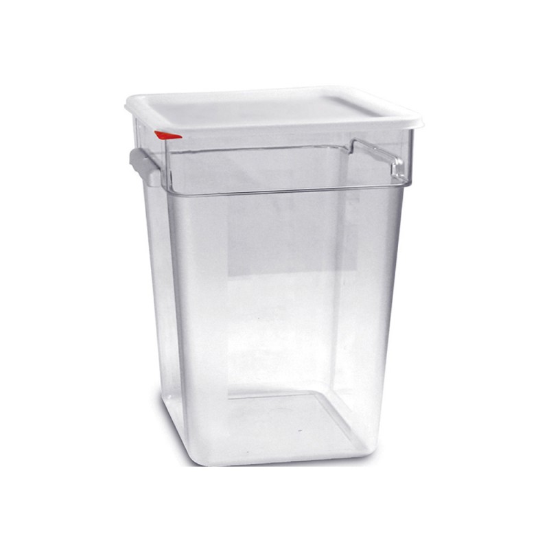 Δοχείο Τροφίμων Μεζούρα PC 22lt Μ28.5xΠ28.5xΥ40cm Με Καπάκι Araven