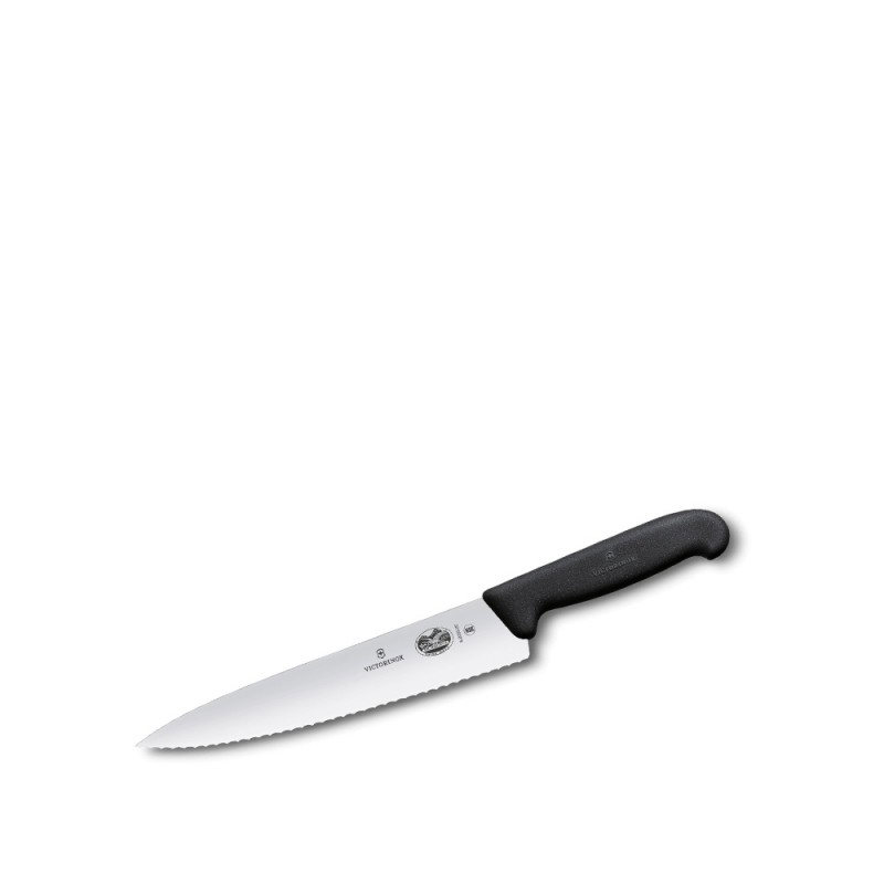 Μαχαίρι Chef Οδοντωτό Ανοξείδωτη Λάμα Μ22cm Με Μαύρη Λαβή Victorinox Μαχαίρι Chef Οδοντωτό Ανοξείδωτη Λάμα Μ22cm Με Μαύρη Λαβή Victorinox