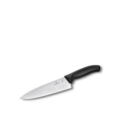 Μαχαίρι Chef Με Αυλάκια Ίσιο Ανοξείδωτη Λάμα Μ20cm Με Μαύρη Λαβή Victorinox Μαχαίρι Chef Με Αυλάκια Ίσιο Ανοξείδωτη Λάμα Μ20cm Με Μαύρη Λαβή Victorinox