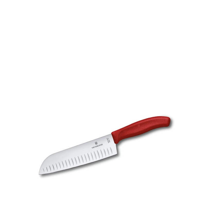 Μαχαίρι Santoku Ανοξείδωτη Λάμα Μ17cm Με Κόκκινη Λαβή Victorinox Μαχαίρι Santoku Ανοξείδωτη Λάμα Μ17cm Με Κόκκινη Λαβή Victorinox