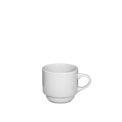 Φλιτζάνι Espresso/Ελληνικού Στοιβαζόμενο Πορσελάνινο 80ml Λευκό Alba md.567 Φλιτζάνι Espresso/Ελληνικού Στοιβαζόμενο Πορσελάνινο 80ml Λευκό Alba md.567