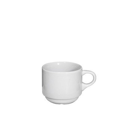 Φλιτζάνι Espresso/Ελληνικού Στοιβαζόμενο Πορσελάνινο 110ml Λευκό Alba md.571 Φλιτζάνι Espresso/Ελληνικού Στοιβαζόμενο Πορσελάνινο 110ml Λευκό Alba md.571