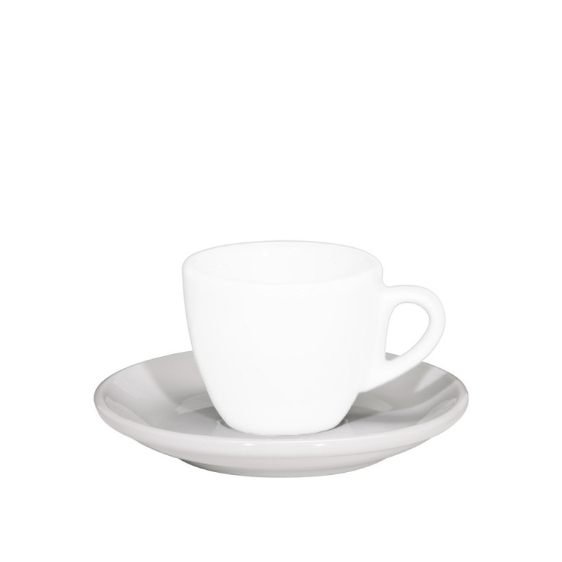 Πιάτο Espresso/Ελληνικού Στρογγυλό Πορσελάνινο Λευκό Alba md.585