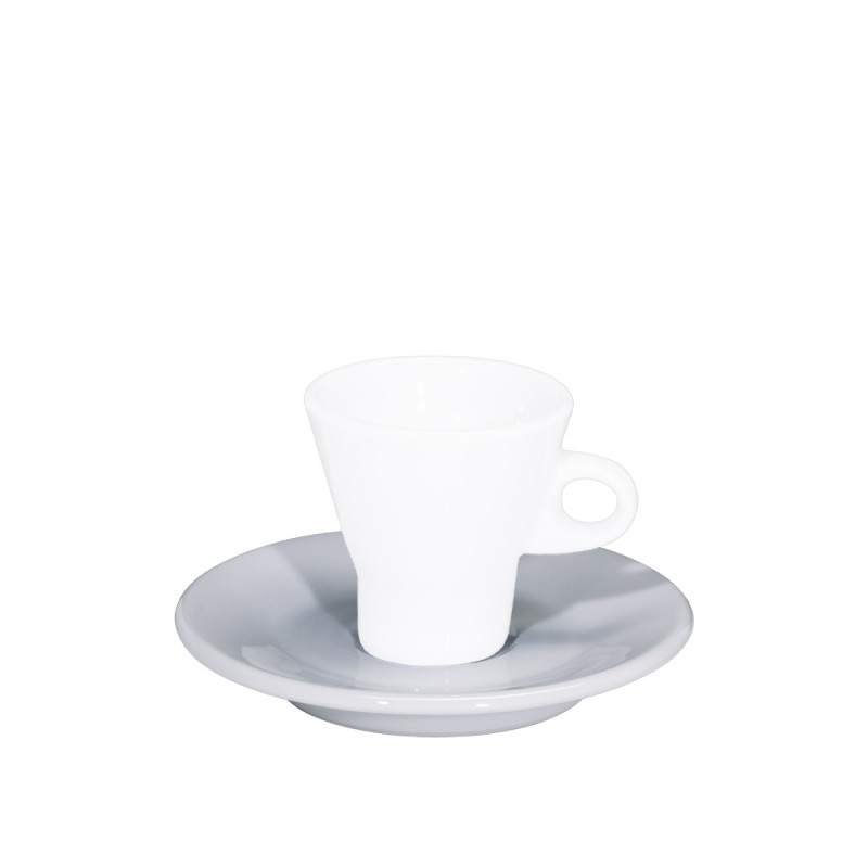 Πιάτο Espresso/Ελληνικού Στρογγυλό Πορσελάνινο Λευκό md.457