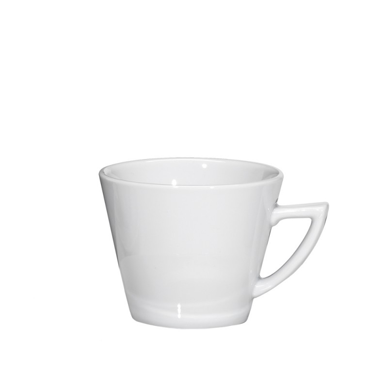 Φλιτζάνι Cappuccino/Τσαγιού Με Τριγωνικό Χέρι Πορσελάνινο 220ml Λευκό Tronconic md.225 Φλιτζάνι Cappuccino/Τσαγιού Με Τριγωνικό Χέρι Πορσελάνινο 220ml Λευκό Tronconic md.225