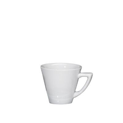 Φλιτζάνι Espresso/Ελληνικού Με Τριγωνικό Χέρι Πορσελάνινο 90ml Λευκό Tronconic md.125 Φλιτζάνι Espresso/Ελληνικού Με Τριγωνικό Χέρι Πορσελάνινο 90ml Λευκό Tronconic md.125