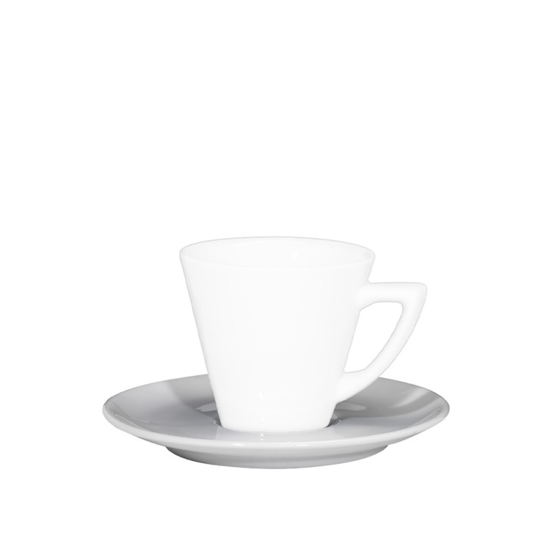 Πιάτο Espresso/Ελληνικού Στρογγυλό Πορσελάνινο Λευκό Tronconic md.125