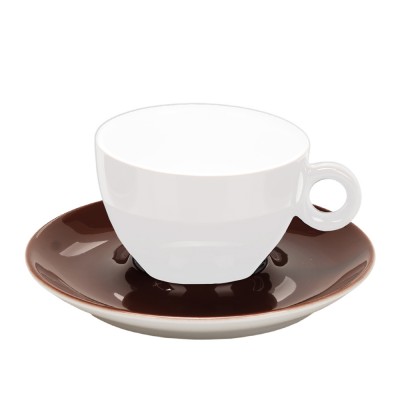 Πιάτο Cappuccino/Τσαγιού Στρογγυλό Πορσελάνινο Καφέ Inglazed md.482/3KAFE Πιάτο Cappuccino/Τσαγιού Στρογγυλό Πορσελάνινο Καφέ Inglazed md.482/3KAFE