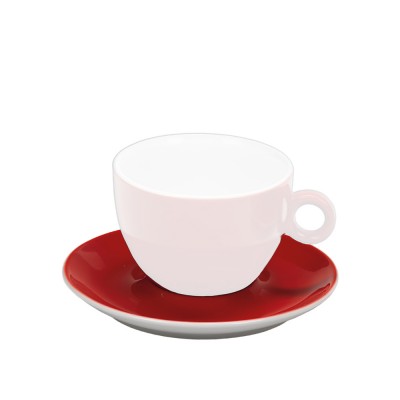 Πιάτο Cappuccino/Τσαγιού Στρογγυλό Πορσελάνινο Κόκκινο Inglazed md.482/2KOK Πιάτο Cappuccino/Τσαγιού Στρογγυλό Πορσελάνινο Κόκκινο Inglazed md.482/2KOK