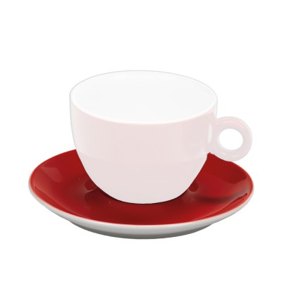 Πιάτο Cappuccino/Τσαγιού Στρογγυλό Πορσελάνινο Κόκκινο Inglazed md.482/3KOK Πιάτο Cappuccino/Τσαγιού Στρογγυλό Πορσελάνινο Κόκκινο Inglazed md.482/3KOK