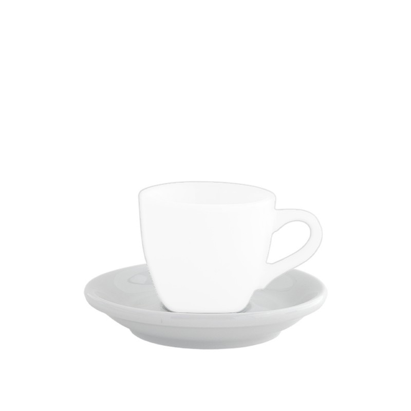Πιάτο Espresso/Ελληνικού Στρογγυλό Πορσελάνινο Λευκό md.133