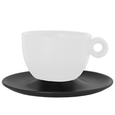 Πιάτο Cappuccino/Τσαγιού Στρογγυλό Πορσελάνινο Μαύρο Ματ md.482/3MAYMAT Πιάτο Cappuccino/Τσαγιού Στρογγυλό Πορσελάνινο Μαύρο Ματ md.482/3MAYMAT