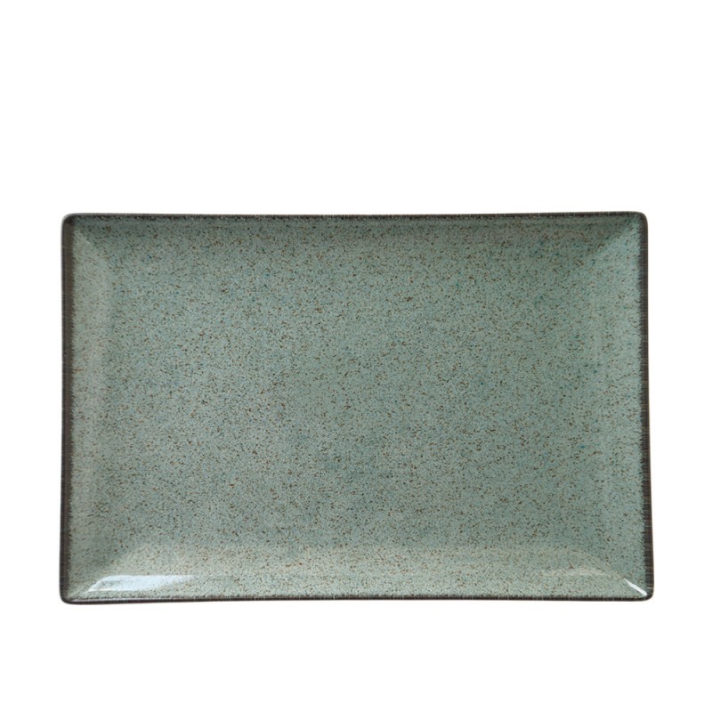 Πιατέλα Ορθογώνια Πορσελάνινη Μ30xΠ20cm Mint md.MINT607