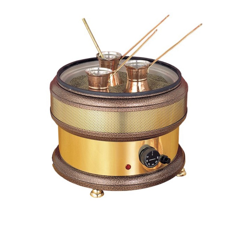 Χόβολη ΑΚ/8-3Ν Φ32xΥ24.5xΜ32xΠ32cm 8.12kg 1200W Χρυσή Johny