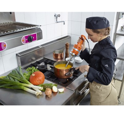 Ραβδομπλέντερ 270W Με Διπλό Μαχαίρι Φ9.4xΜ50.5cm 2kg Πορτοκαλί Με Ανοξείδωτη Ράβδο 22.5cm Για Μίγμα 5-25l Dynamic MX 225