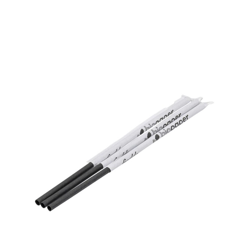 Καλαμάκια Ίσια Plus Χάρτινα Φ0.4xΜ17.5cm Μαύρα Συσκευασμένα 1/1 500Τμχ Καλαμάκια Ίσια Plus Χάρτινα Φ0.4xΜ17.5cm Μαύρα Συσκευασμένα 1/1 500Τμχ