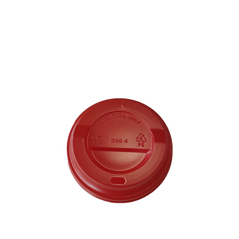 Καπάκι Πιπίλα American Style PET Φ9cm Κόκκινο Για Ποτήρια 12-16oz 100Τμχ Καπάκι Πιπίλα American Style PET Φ9cm Κόκκινο Για Ποτήρια 12-16oz 100Τμχ