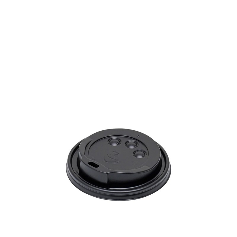 Καπάκι Πιπίλα Button PET Φ9cm Μαύρο Για Ποτήρια 12-16oz 100Τμχ Καπάκι Πιπίλα Button PET Φ9cm Μαύρο Για Ποτήρια 12-16oz 100Τμχ
