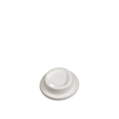 Καπάκι Πιπίλα Χάρτινο Φ8cm Λευκό Για Ποτήρια 8oz 50Τμχ