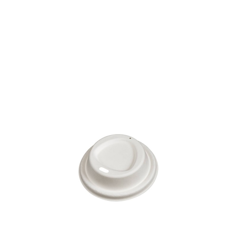 Καπάκι Πιπίλα Χάρτινο Φ8cm Λευκό Για Ποτήρια 8oz 50Τμχ