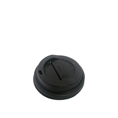 Καπάκι Πιπίλα American Style PET Φ9cm Μαύρο Για Ποτήρια 12-16oz 100Τμχ