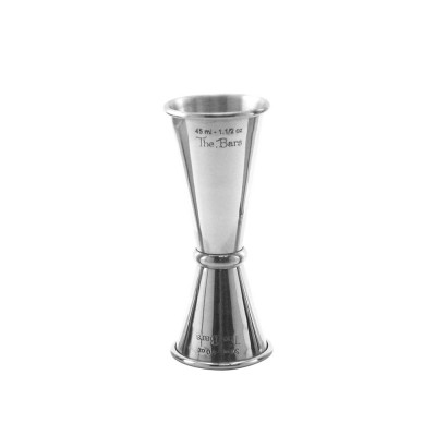 Μεζούρα Ποτών 30/45ml Κλεψύδρα Ανοξείδωτη 18/10 Japan The Bars Μεζούρα Ποτών 30/45ml Κλεψύδρα Ανοξείδωτη 18/10 Japan The Bars