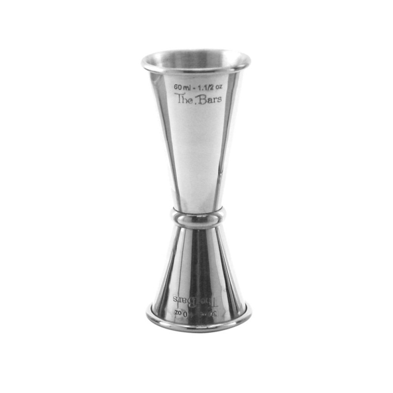 Μεζούρα Ποτών 30/60ml Κλεψύδρα Ανοξείδωτη 18/10 Japan The Bars Μεζούρα Ποτών 30/60ml Κλεψύδρα Ανοξείδωτη 18/10 Japan The Bars